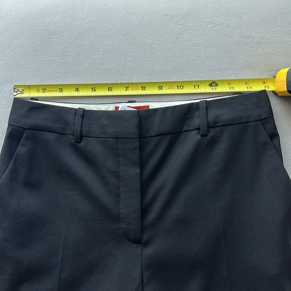 New ALTUZARRA Wool High Rise Cropped Pant in Black Size 40 FR / 8 US - Picture 8 of 11